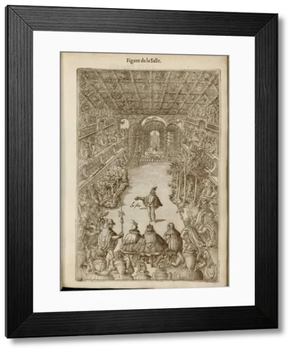 Framed Print : Ballet comique de la reine by Balthasar de Beaujoyeulx, 1582. Creator: Anonymous Framed Print : Ballet comique de la reine by Balthasar de Beaujoyeulx, 1582. Creator: Anonymous