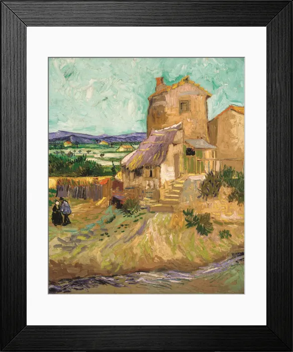 Framed Print : La maison de La Crau (The Old Mill), 1888. Creator: Gogh, Vincent, van (1853-1890) Framed Print : La maison de La Crau (The Old Mill), 1888. Creator: Gogh, Vincent, van (1853-1890)