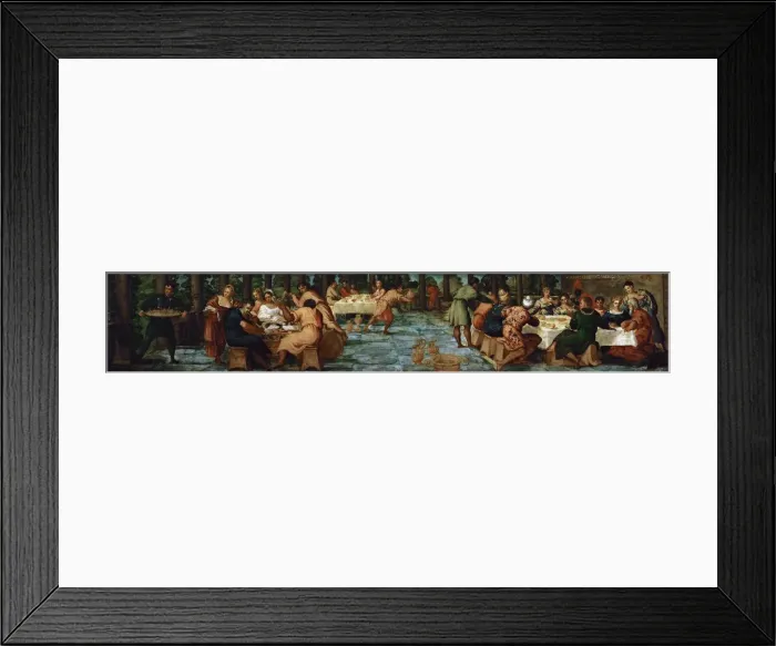 Framed Print : The Feast of Belshazzar, ca 1543. Creator: Tintoretto, Jacopo (1518-1594) Framed Print : The Feast of Belshazzar, ca 1543. Creator: Tintoretto, Jacopo (1518-1594)