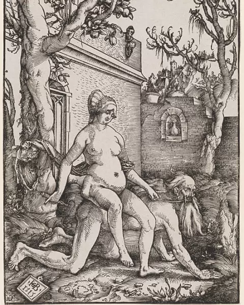 Aristotle and Phyllis, 1513. Creator: Baldung (Baldung Grien), Hans (1484-1545)