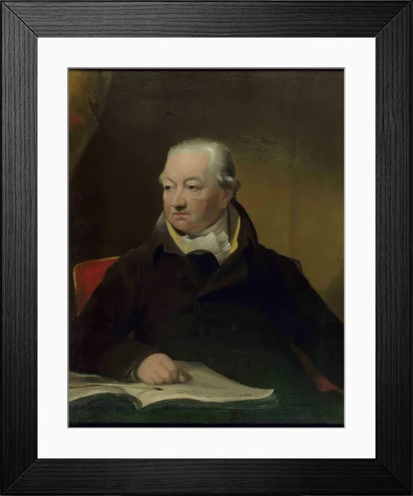 Framed Print : Portrait of the violinist and composer Johann Peter Salomon (1745-1815), c. 1815 Framed Print : Portrait of the violinist and composer Johann Peter Salomon (1745-1815), c. 1815