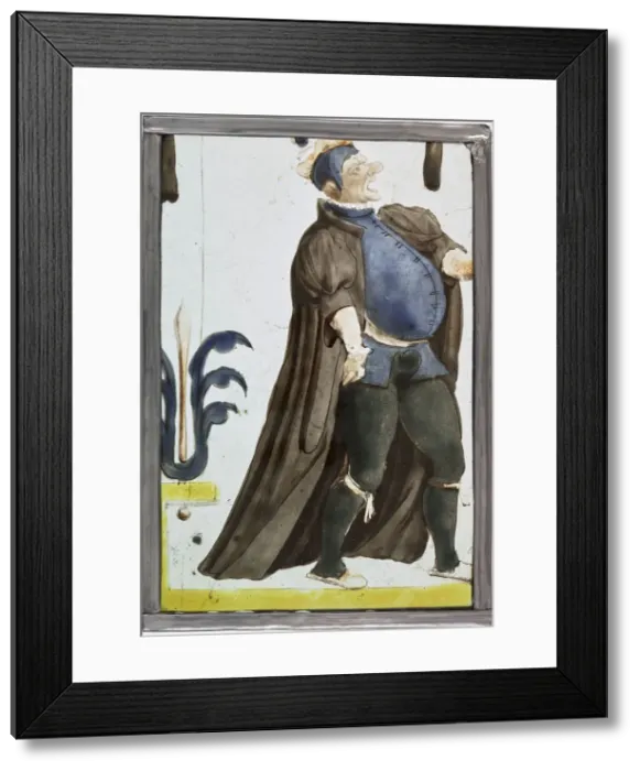 Framed Print : An actor declaiming, ca. 1600. Creator: Anonymous Framed Print : An actor declaiming, ca. 1600. Creator: Anonymous