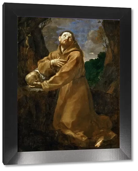 Saint Francis of Assisi in Ecstasy, c. 1615. Creator: Reni, Guido (1575-1642)