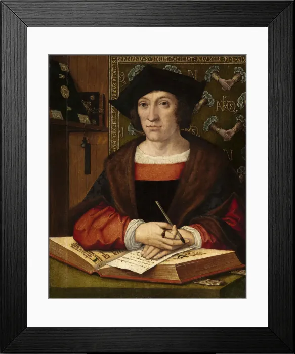 Framed Print : Joris van Zelle, 1519. Creator: Orley, Bernaert, van (1488-1541) Framed Print : Joris van Zelle, 1519. Creator: Orley, Bernaert, van (1488-1541)