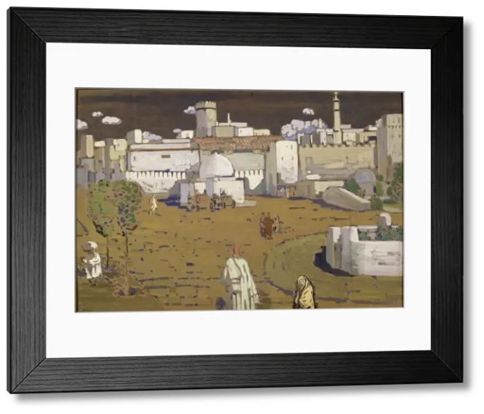 Framed Print : Arab City, 1905. Creator: Kandinsky, Wassily Vasilyevich (1866-1944) Framed Print : Arab City, 1905. Creator: Kandinsky, Wassily Vasilyevich (1866-1944)