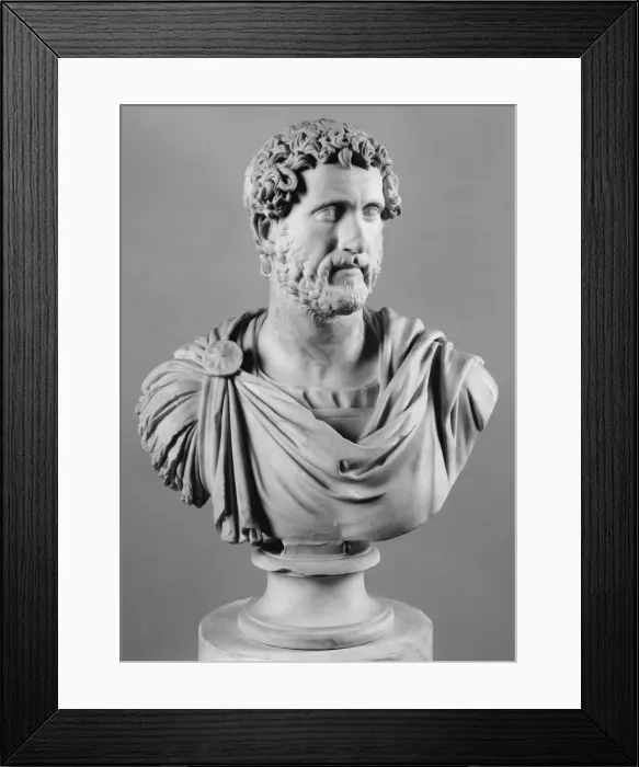Framed Print : Bust of Antoninus Pius, Mid 2nd cen. AD. Creator: Art of Ancient Rome, Classical sculpture Framed Print : Bust of Antoninus Pius, Mid 2nd cen. AD. Creator: Art of Ancient Rome, Classical sculpture