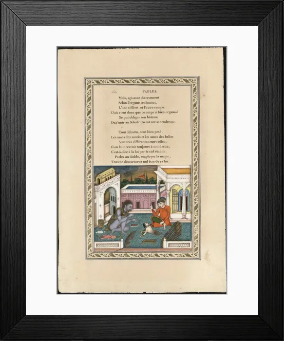 Framed Print : La souris metamorphosee en fille (The Mouse Turned into a Maid), 1837-1839 Framed Print : La souris metamorphosee en fille (The Mouse Turned into a Maid), 1837-1839