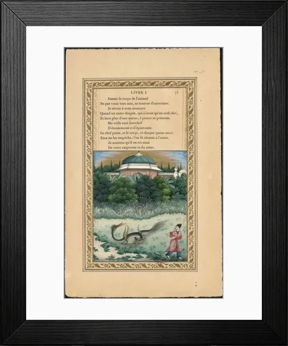 Framed Print : Le Dragon a plusieurs tetes et le dragon a plusieurs queues, 1837-1839 Framed Print : Le Dragon a plusieurs tetes et le dragon a plusieurs queues, 1837-1839