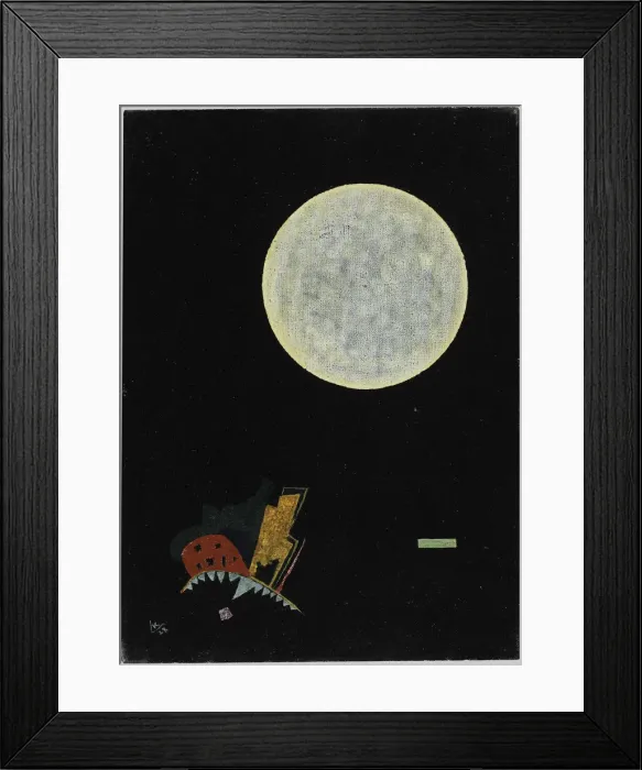 Framed Print : A circle (A), 1928. Creator: Kandinsky, Wassily Vasilyevich (1866-1944) Framed Print : A circle (A), 1928. Creator: Kandinsky, Wassily Vasilyevich (1866-1944)