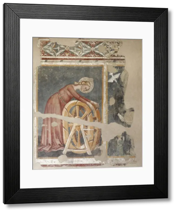 Framed Print : The Martyrdom of Saint Catherine, 14th century. Creator: Anonymous Framed Print : The Martyrdom of Saint Catherine, 14th century. Creator: Anonymous