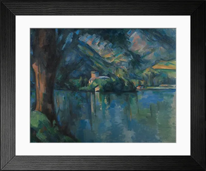 Framed Print : Lac d Annecy, 1896. Creator: Cezanne, Paul (1839-1906) Framed Print : Lac d Annecy, 1896. Creator: Cezanne, Paul (1839-1906)