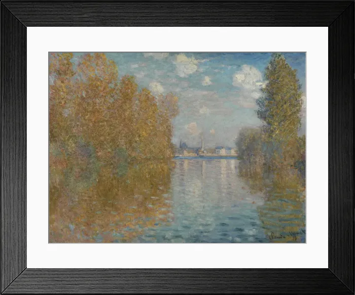 Framed Print : Autumn Effect at Argenteuil, 1873. Creator: Monet, Claude (1840-1926) Framed Print : Autumn Effect at Argenteuil, 1873. Creator: Monet, Claude (1840-1926)