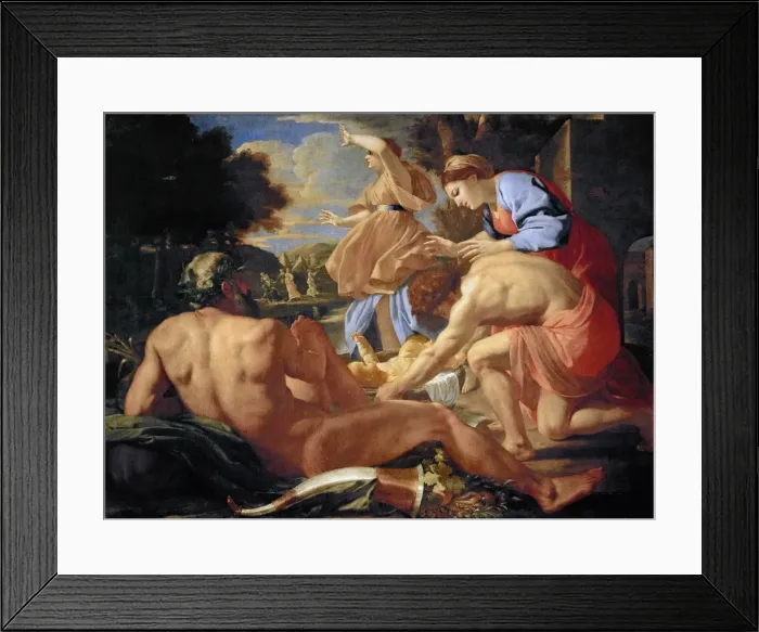 Framed Print : The Finding of Moses, 1624. Creator: Poussin, Nicolas (1594-1665) Framed Print : The Finding of Moses, 1624. Creator: Poussin, Nicolas (1594-1665)