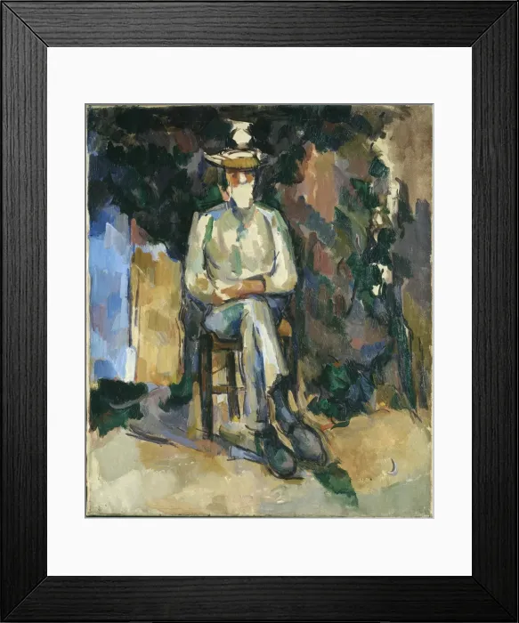 Framed Print : Le Jardinier Vallier, ca 1904-1906. Creator: Cezanne, Paul (1839-1906) Framed Print : Le Jardinier Vallier, ca 1904-1906. Creator: Cezanne, Paul (1839-1906)