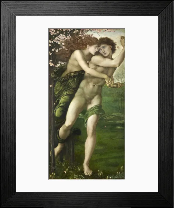 Framed Print : Phyllis and Demophoon, 1870. Creator: Burne-Jones, Sir Edward Coley (1833-1898) Framed Print : Phyllis and Demophoon, 1870. Creator: Burne-Jones, Sir Edward Coley (1833-1898)