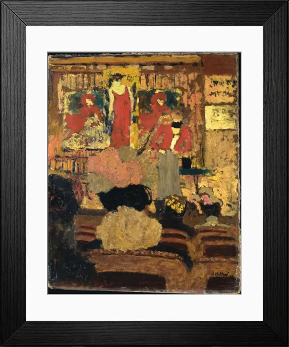 Framed Print : Le Numero d illusionniste, c. 1895. Creator: Vuillard, Edouard (1868-1940) Framed Print : Le Numero d illusionniste, c. 1895. Creator: Vuillard, Edouard (1868-1940)