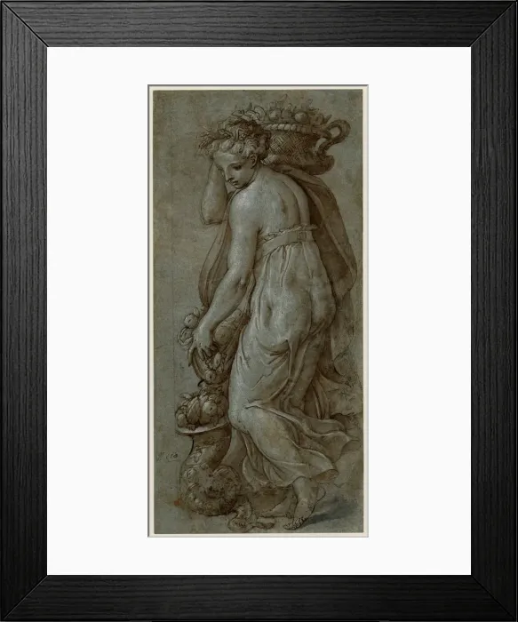 Framed Print : Allegory of Abundance. Creator: Vasari, Giorgio (1511-1574) Framed Print : Allegory of Abundance. Creator: Vasari, Giorgio (1511-1574)