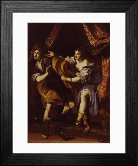 Framed Print : Joseph and Potiphars Wife, 1610. Creator: Cigoli, Lodovico (1559-1613) Framed Print : Joseph and Potiphars Wife, 1610. Creator: Cigoli, Lodovico (1559-1613)