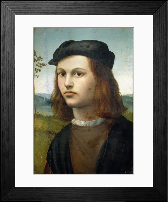 Framed Print : Portrait of a Boy, ca 1510-1520. Creator: Ghirlandaio, Ridolfo (1483-1561) Framed Print : Portrait of a Boy, ca 1510-1520. Creator: Ghirlandaio, Ridolfo (1483-1561)