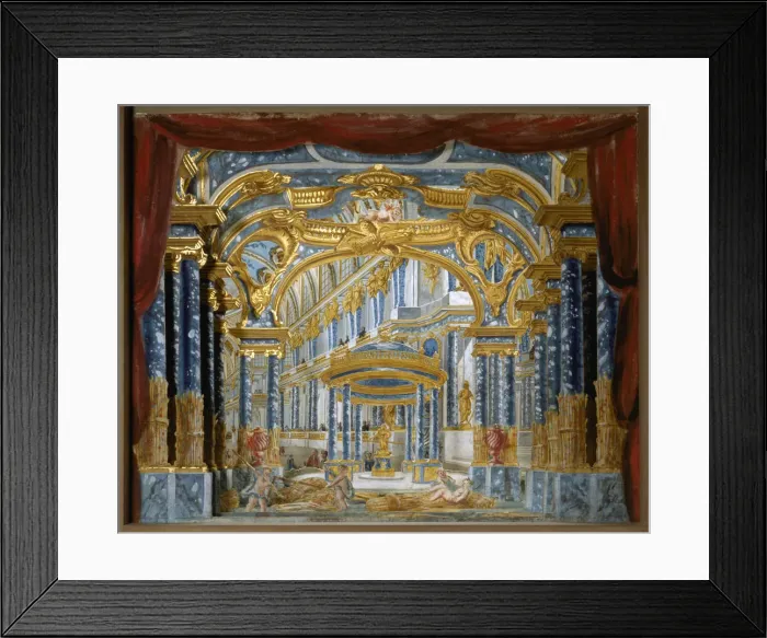 Framed Print : Palais de Ceres. Stage design for the opera Proserpine by Jean-Baptiste Lully, 1758 Framed Print : Palais de Ceres. Stage design for the opera Proserpine by Jean-Baptiste Lully, 1758