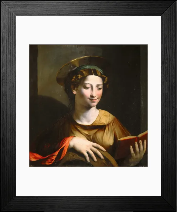 Framed Print : Saint Catherine of Alexandria, ca 1530. Creator: Dossi, Dosso (ca. 1486-1542) Framed Print : Saint Catherine of Alexandria, ca 1530. Creator: Dossi, Dosso (ca. 1486-1542)