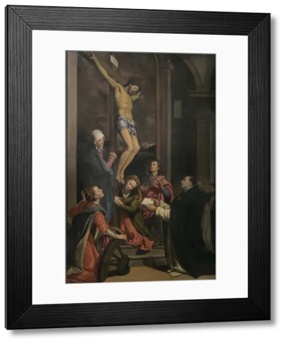 Framed Print : Vision of Saint Thomas Aquinas, 1593. Creator: Santi di Tito (1536-1603) Framed Print : Vision of Saint Thomas Aquinas, 1593. Creator: Santi di Tito (1536-1603)