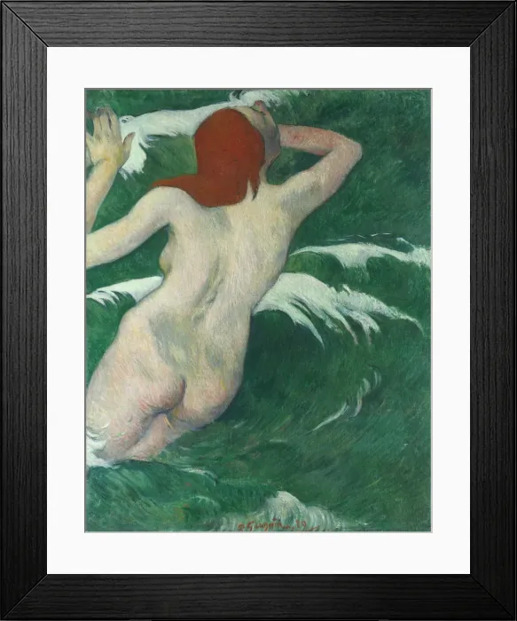 Framed Print : Dans les vagues, ou Ondine (In the Waves or Undine), 1889 Framed Print : Dans les vagues, ou Ondine (In the Waves or Undine), 1889
