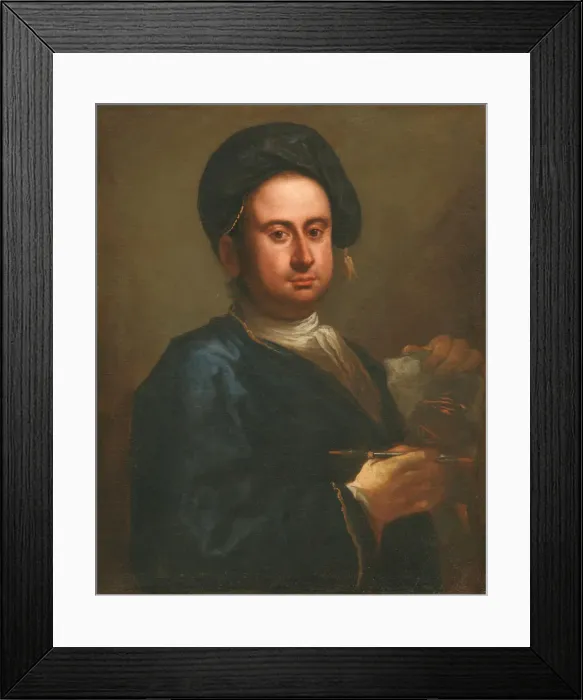 Framed Print : Self-Portrait. Creator: Mazzi (Mazza), Taddeo (active second Half of 17th cen. )