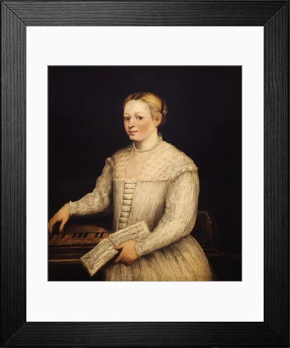 Framed Print : Self-Portrait, ca 1580-1585. Creator: Robusti (La Tintoretta), Marietta (ca 1554 / 5-1590) Framed Print : Self-Portrait, ca 1580-1585. Creator: Robusti (La Tintoretta), Marietta (ca 1554 / 5-1590)