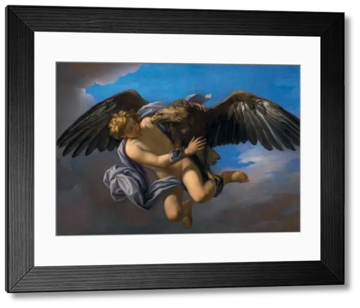 Framed Print : The Rape of Ganymede, 1700. Creator: Gabbiani, Anton Domenico (1652-1726) Framed Print : The Rape of Ganymede, 1700. Creator: Gabbiani, Anton Domenico (1652-1726)