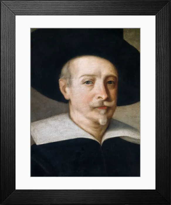 Framed Print : Self-Portrait, ca 1632-1633. Creator: Reni, Guido (1575-1642) Framed Print : Self-Portrait, ca 1632-1633. Creator: Reni, Guido (1575-1642)