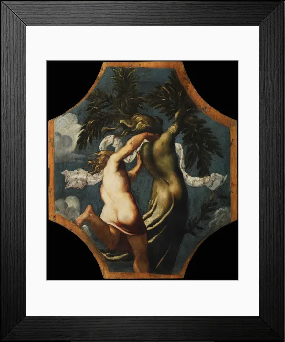Framed Print : Apollo and Daphne, ca 1541. Creator: Tintoretto, Jacopo (1518-1594) Framed Print : Apollo and Daphne, ca 1541. Creator: Tintoretto, Jacopo (1518-1594)