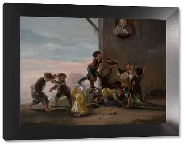 Children fighting for chestnuts (Ninos peleandose por castanas), 1786