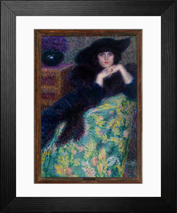 Framed Print : Violette, 1913. Creator: Lionne (Della Leonessa), Enrico (1865-1921) Framed Print : Violette, 1913. Creator: Lionne (Della Leonessa), Enrico (1865-1921)