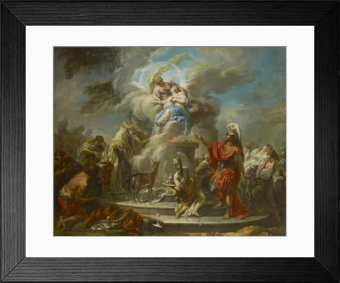 Framed Print : The Sacrifice of Iphigenia, 1749-1750. Creator: Doyen, Gabriel Francois (1726-1806) Framed Print : The Sacrifice of Iphigenia, 1749-1750. Creator: Doyen, Gabriel Francois (1726-1806)