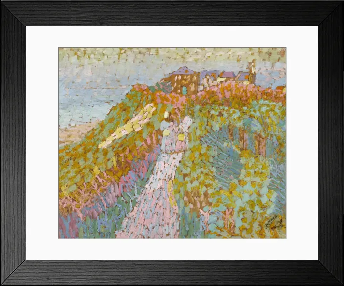 Framed Print : The dunes at Domburg, 1908. Creator: Toorop, Jan (1858-1928) Framed Print : The dunes at Domburg, 1908. Creator: Toorop, Jan (1858-1928)