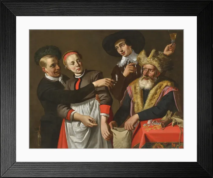 Framed Print : Rivals, First Half of 17th cen Creator: Moeyaert, Claes Cornelisz. (1592-1655) Framed Print : Rivals, First Half of 17th cen Creator: Moeyaert, Claes Cornelisz. (1592-1655)