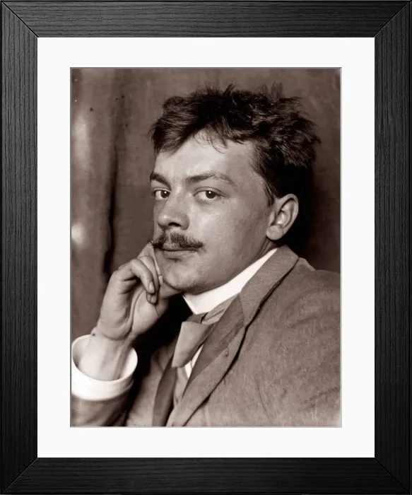 Framed Print : Portrait of Koloman Moser, 1890. Creator: Anonymous Framed Print : Portrait of Koloman Moser, 1890. Creator: Anonymous