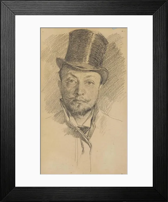 Framed Print : Self-Portrait. Creator: Boldini, Giovanni (1842-1931) Framed Print : Self-Portrait. Creator: Boldini, Giovanni (1842-1931)