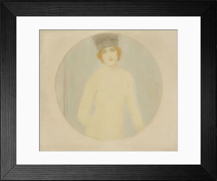 Framed Print : Reine nue, c. 1910. Creator: Khnopff, Fernand (1858-1921) Framed Print : Reine nue, c. 1910. Creator: Khnopff, Fernand (1858-1921)