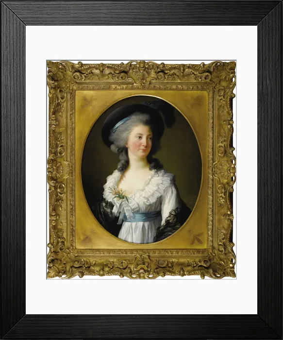 Framed Print : Portrait of Madame de Moreton comtesse de Chabrillan, 1782. Creator: Vigee Le Brun Framed Print : Portrait of Madame de Moreton comtesse de Chabrillan, 1782. Creator: Vigee Le Brun