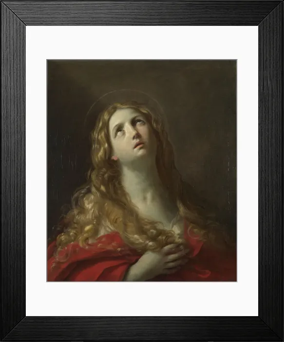 Framed Print : Saint Mary Magdalene, c. 1635. Creator: Reni, Guido (1575-1642) Framed Print : Saint Mary Magdalene, c. 1635. Creator: Reni, Guido (1575-1642)