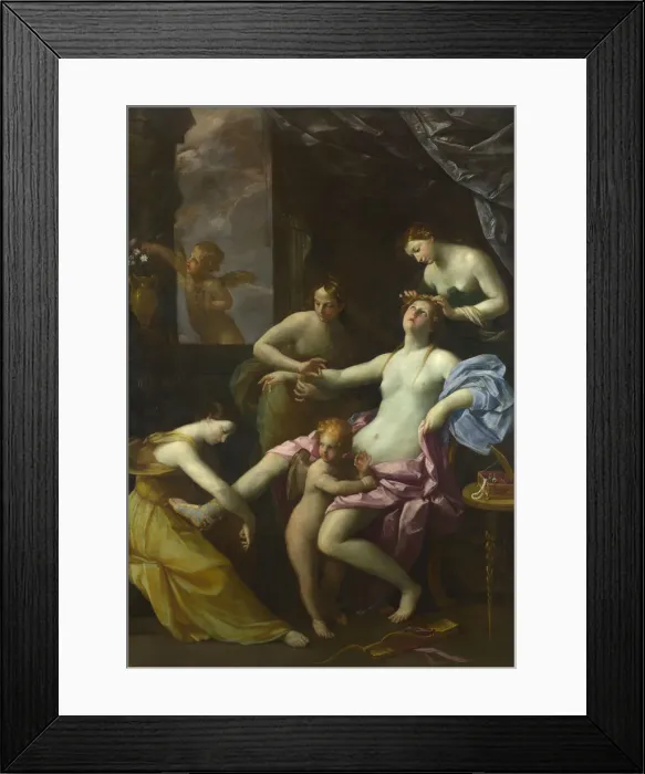 Framed Print : The Toilet of Venus, ca 1620-1625. Creator: Reni, Guido (1575-1642) Framed Print : The Toilet of Venus, ca 1620-1625. Creator: Reni, Guido (1575-1642)