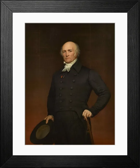 Framed Print : Portrait of Pierre Francois Leonard Fontaine (1762-1853). Creator: Court Framed Print : Portrait of Pierre Francois Leonard Fontaine (1762-1853). Creator: Court