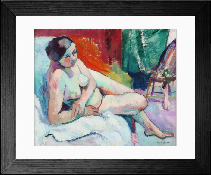 Framed Print : La Gitane a l atelier, 1906. Creator: Manguin, Henri Charles (1874-1949) Framed Print : La Gitane a l atelier, 1906. Creator: Manguin, Henri Charles (1874-1949)