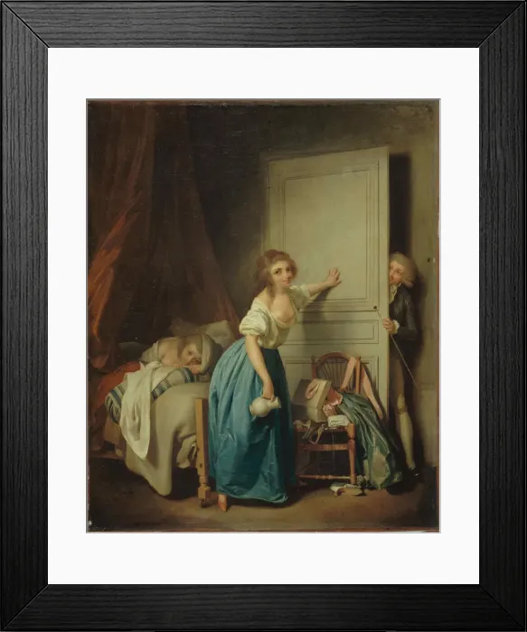 Framed Print : L Indiscret, c. 1795. Creator: Boilly, Louis-Leopold (1761-1845) Framed Print : L Indiscret, c. 1795. Creator: Boilly, Louis-Leopold (1761-1845)
