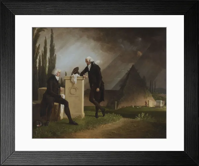 Framed Print : Roman Elegy, 1791. Creator: Sablet, Jacques (1749-1803)