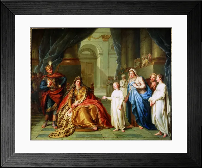 Framed Print : Athaliah and Jehoash, 1741. Creator: Coypel, Charles-Antoine (1694-1752) Framed Print : Athaliah and Jehoash, 1741. Creator: Coypel, Charles-Antoine (1694-1752)