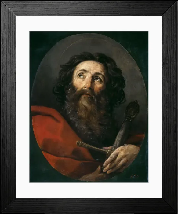 Framed Print : The Apostle Paul, c. 1617. Creator: Reni, Guido (1575-1642) Framed Print : The Apostle Paul, c. 1617. Creator: Reni, Guido (1575-1642)