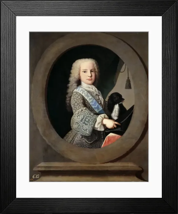 Framed Print : Luis Antonio Jaime of Spain (1727-1785), the Cardinal Infante, 1731. Creator: Ranc Framed Print : Luis Antonio Jaime of Spain (1727-1785), the Cardinal Infante, 1731. Creator: Ranc
